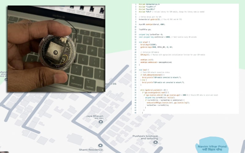 Indusboard-Based Smallest GPS Tracker with Circuit and Code