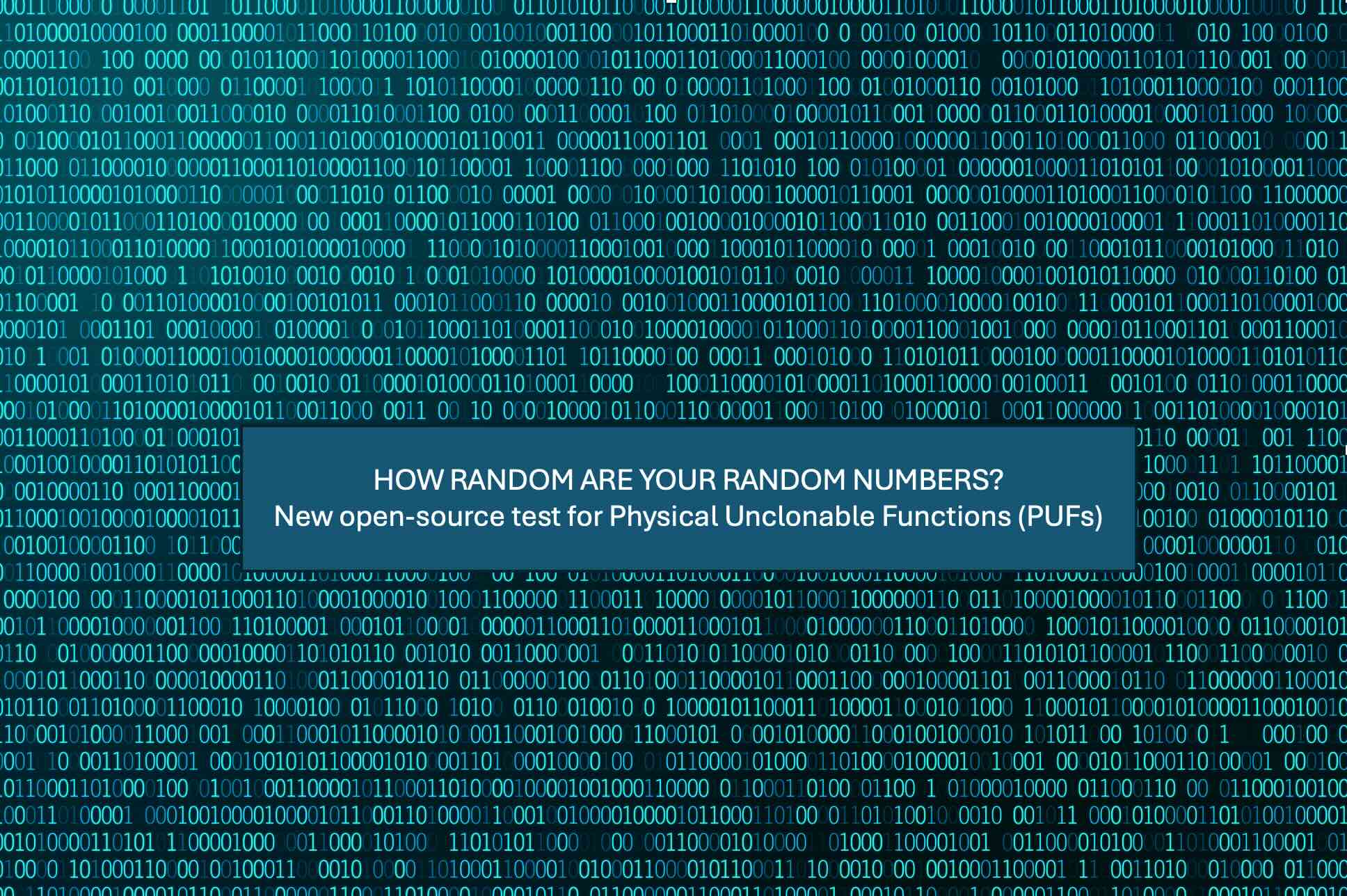 Test Suite For Enhancing PUF Security In IoT Devices