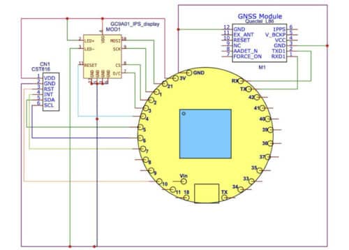 DIY Satellite Tracker Watch - Code and Circuit