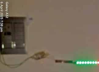 Author’s prototype with an LED strip