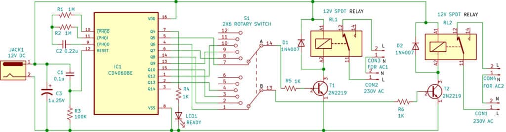 AC power saver circuit diagram