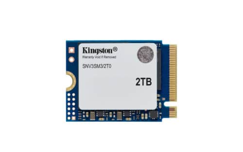 Kingston Adds New Form Factor to NV3 PCIe 4.0 NVMe SSD