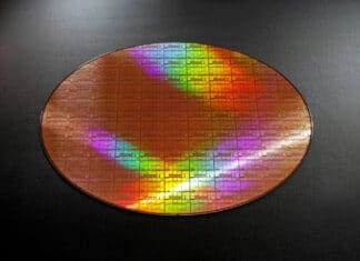 Prototypes of 2nm Gate-All-Around transistors on silicon wafer