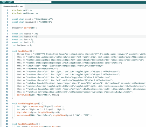 Real-time Web-based Home Automation
