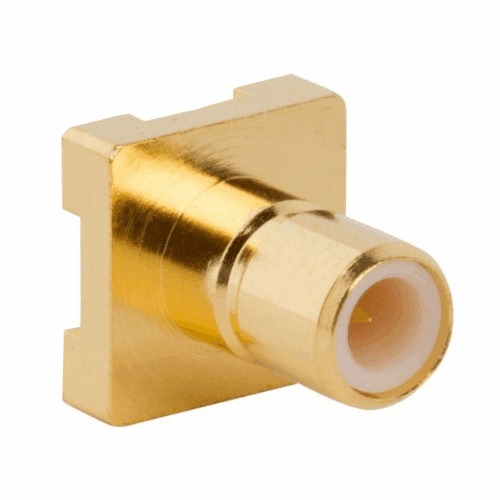 Rugged surface-mount SMB jack for RF connectivity
