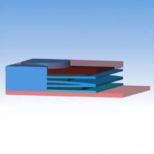 Bend in 3D NAND layers