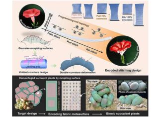 Programmable textiles that morph and adapt. Credit: Yuan et al.