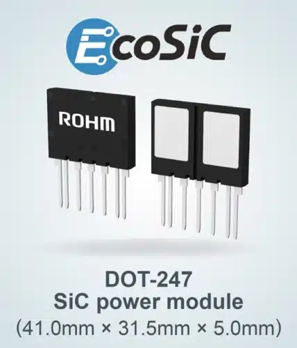 ROHM Launches 2-in-1 SiC Molded Module “DOT-247”