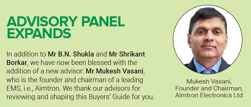 Advisory Panel for suppliers of pick and place machines
