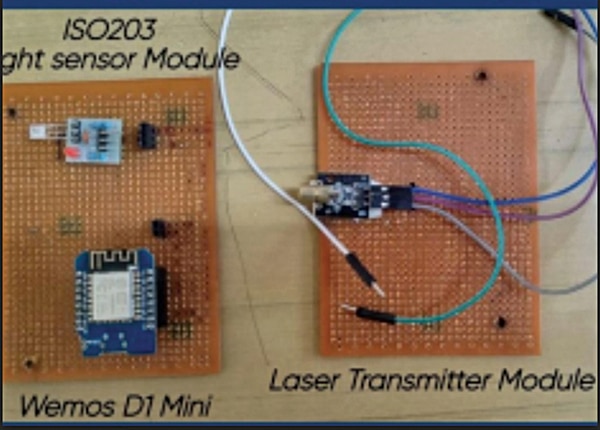 Li-Fi Transmitter and Receiver Using Laser Diodes