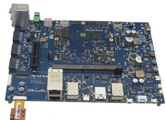 e-con Systems camera connected to Reneses RZ:G3E kit.