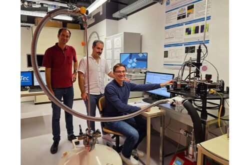 Walter Weber, Masiar Sistani and Andreas Fuchsberger. Credit: TU Wien