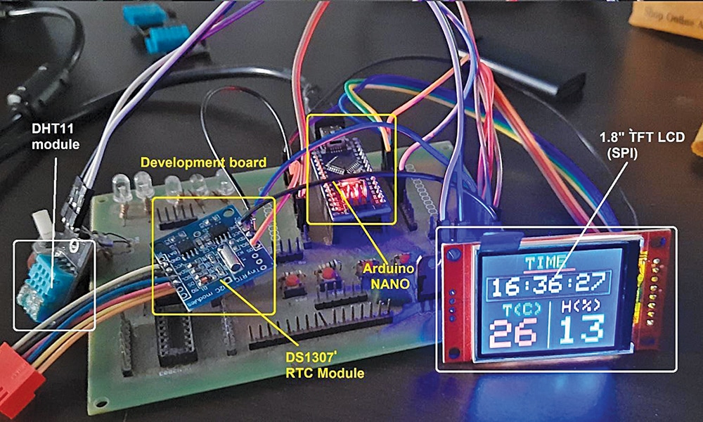 Actual-Time Temperature And Humidity Monitoring System Utilizing TFT Show
