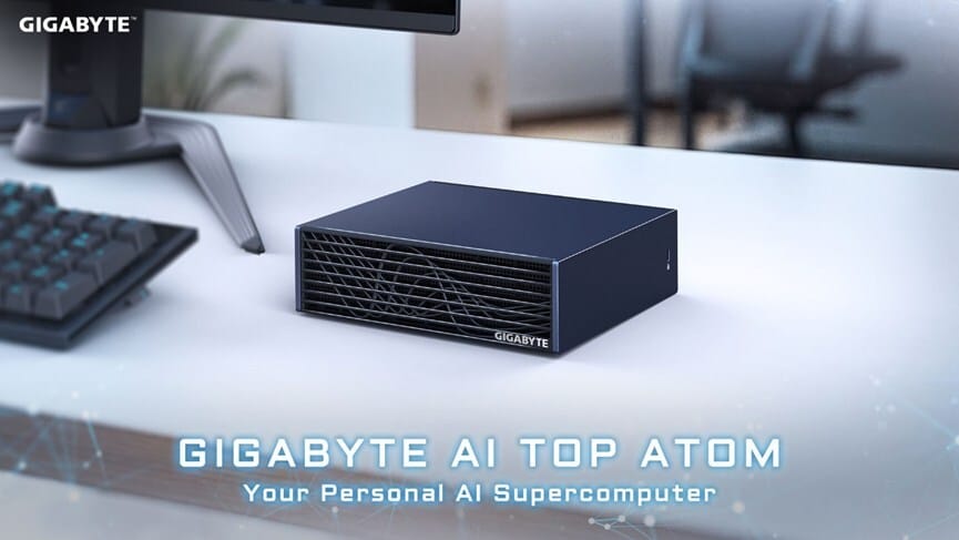 GIGABYTE Announces its Personal AI Supercomputer AI TOP ATOM