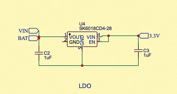 LDO voltage regulator circuit