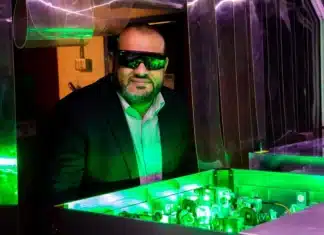 Mohammed Hassan, associate professor of physics and optical sciences, is the corresponding author on a paper which explains how researchers captured and controlled quantum uncertainty in real time using ultrafast pulses of light