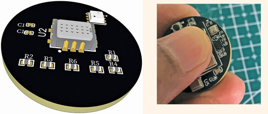 IoT-Based Environmental and Gas Sensing Module PCB Design