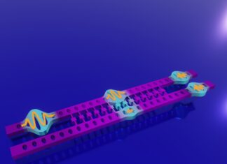 Researchers developed a chip-based single-phonon directional coupler that carries out controllable splitting and achieves quantum-level performance