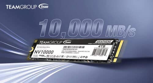TEAMGROUP Launches NV10000 M.2 PCIe 5.0 SSD - Redefining Speed with Enhanced Endurance and Stability