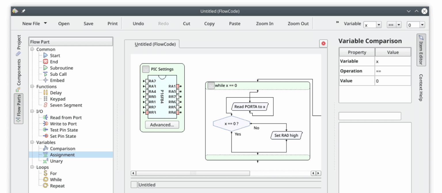 KTechLab: Open-Source IDE for Microcontrollers and Electronics