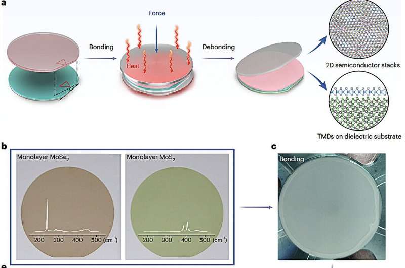 2D Wafer Bonding For Smaller Electronics