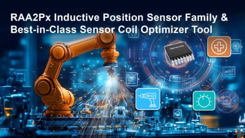 Photo of Renesas’ new family of inductive position sensor ICs