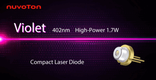 Nuvoton Releases Compact High-Power Violet Laser Diode