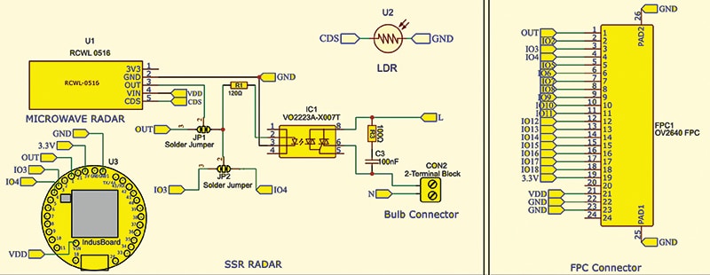 Human Detection System Circuit