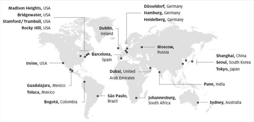 Henkel R&D Sites Worldwide