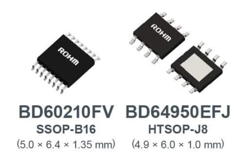 ROHM’s Flexible Brushed DC Motor Driver ICs for a Wide Range Applications