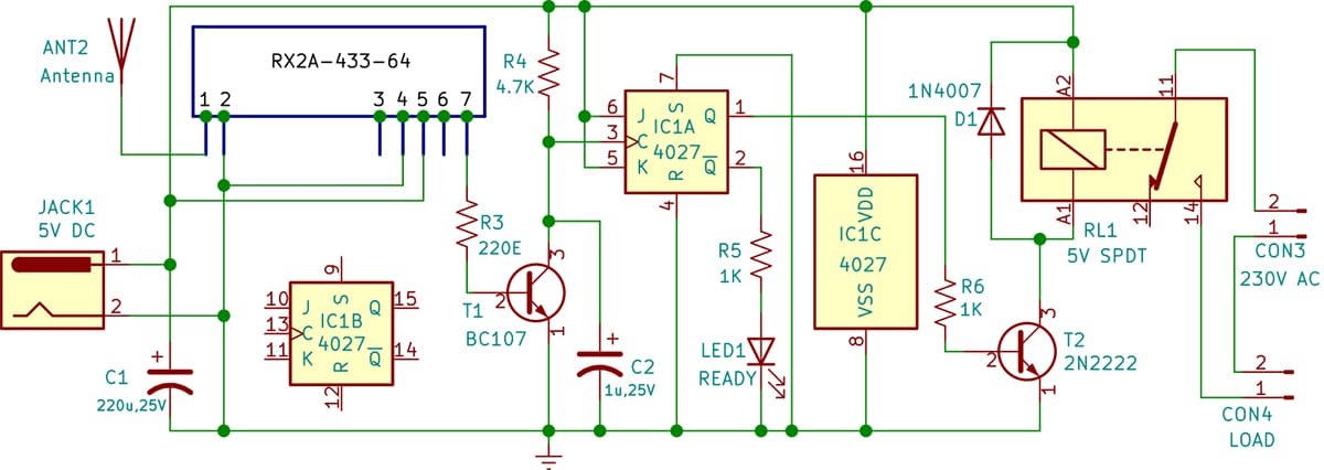 Control AC Loads Wirelessly with This DIY RF Relay Switch