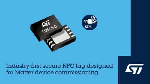 STMicroelectronics streamlines smart-home device integration with industry-first Matter NFC chip