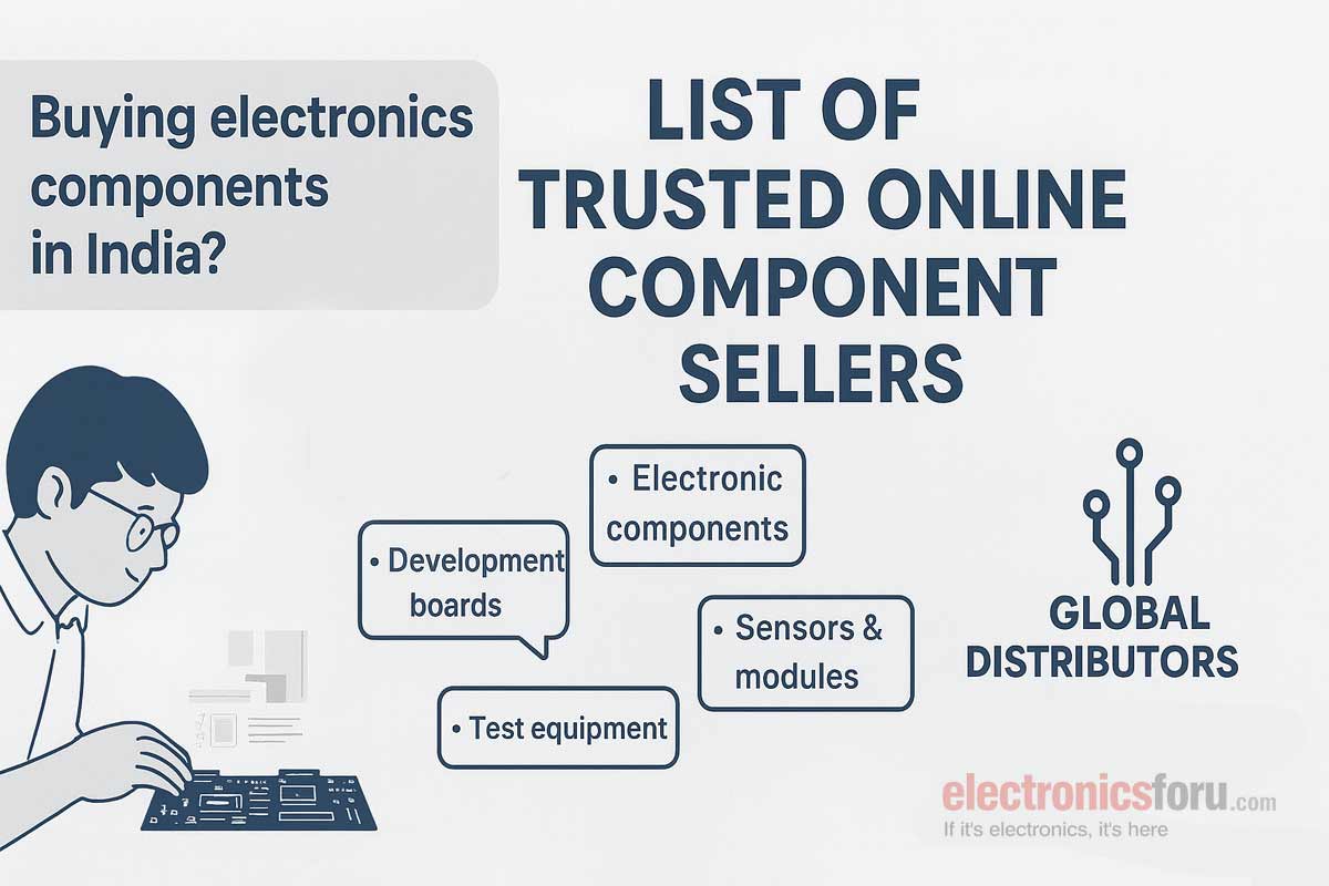 Leading Online Suppliers of Electronics Components in India?