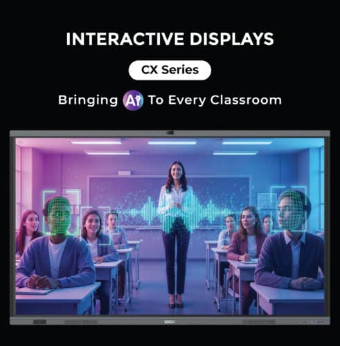 LOGIC Introduces CX series Interactive displays powered by AI and Google EDLA certification