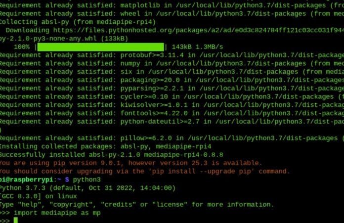 Raspberry Pi Object Tracking Camera using MediaPipe
