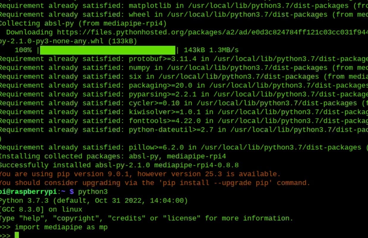 github - antezovko23 machine learning-raspberrypi... Raspberry Pi Object Tracking Camera using MediaPipe