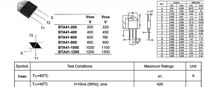 Low-Cost 40A, 1200V Solid-State Relay And Voltage Controller