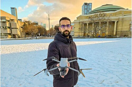 Kamran Alasvand Zarasvand aims to make aerospace vehicles safer in icy weather. Credit: Behrooz Khatir and Mohammad Soltani