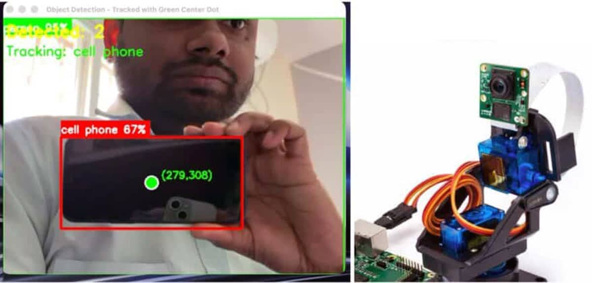 Raspberry Pi Object Tracking Camera using MediaPipe