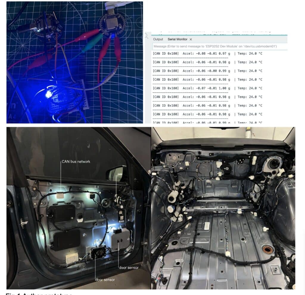CAN bus sensor reading and connection