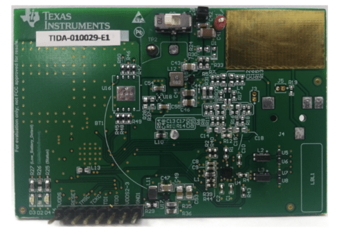 TIDA-010029 - Wearable, 16-phase multi-sensor SpO2 and heart rate monitor (HRM) reference design with Bluetooth 5 (top design image)