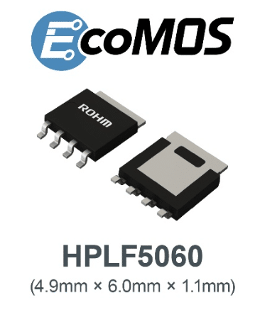ROHM’s New Compact, Highly Reliable Package Added to
Automotive 40V/60V MOSFET Lineup