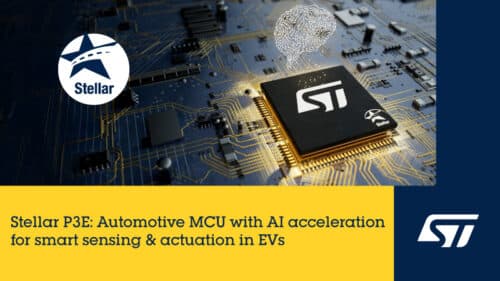 STMicroelectronics introduces the first automotive microcontroller with AI acceleration for edge intelligence