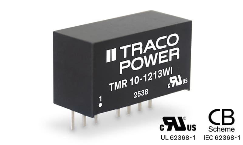 10 watt DC/DC converter in compact SIP package
