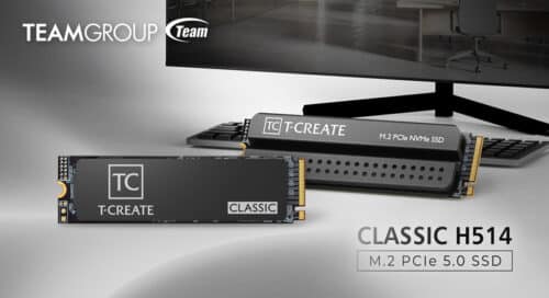 TEAMGROUP Introduces The T-CREATE CLASSIC H514 M.2 PCIe 5.0 SSD Low-Latency, High-Stability Performance for the AI Creation Era