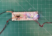 LED bar Display Showing Audio Signal Level