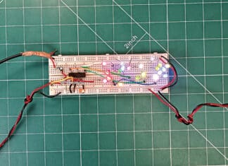 LED bar Display Showing Audio Signal Level