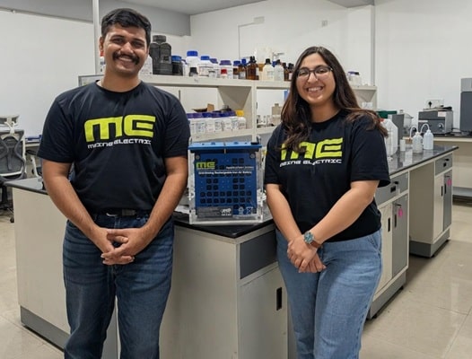 L-R Priyansh Mohan, Stuti Kakkar, Founders, MEINE Electric