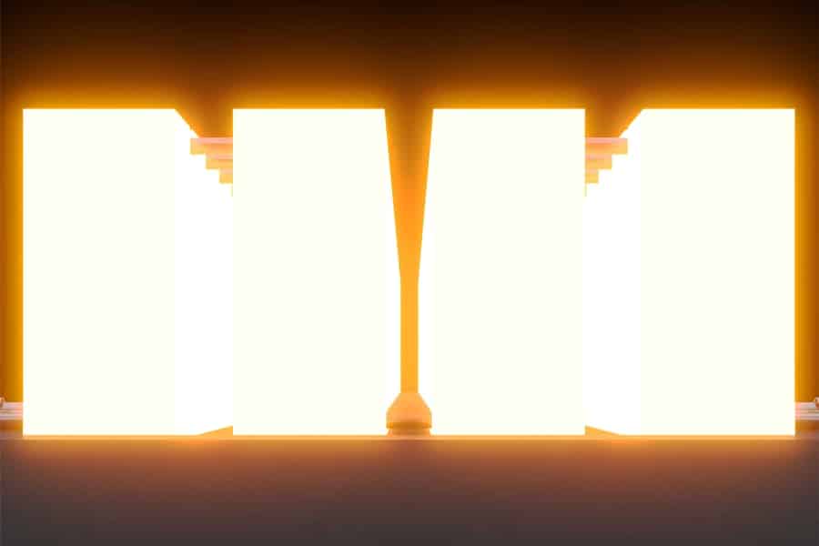 Fourth Power’s inexpensive carbon blocks are used to store energy at record-breaking temperatures. They glow white hot and transfer heat back to electricity via thermophotovoltaics.