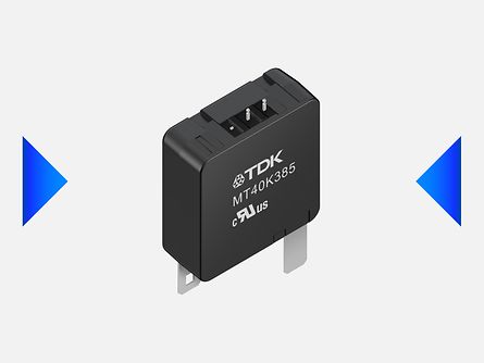 TDK introduces compact ThermoFuse varistors for surge protection of up to 50 kA